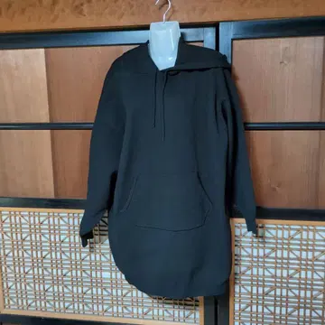 로디오 크라운즈 블랙 후드 부착 오버 사이즈 후드티 프리 사이즈 미사용