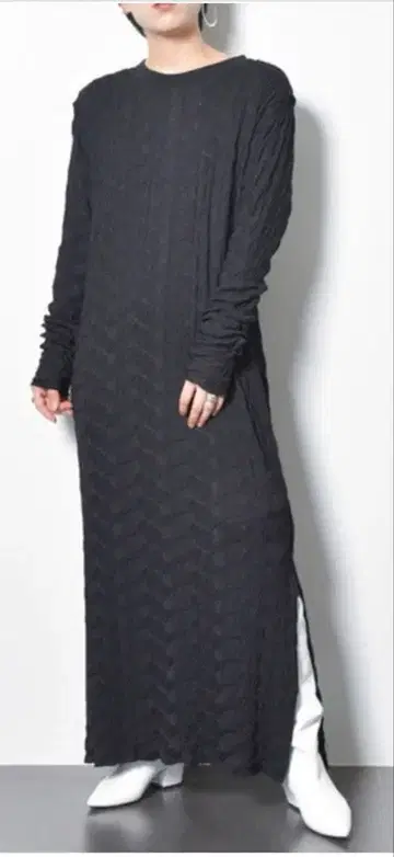 CITY SHOP SHIRRING JERSEY DRESS 36