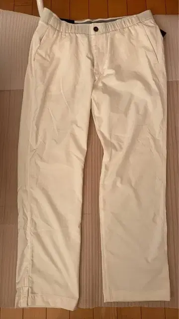 택 포함 새상품 언더아머 골프 팬츠 화이트 36/34