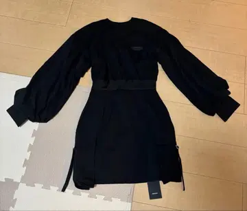 택 포함 미사용 새상품! EMODA 원피스 블랙 프리 사이즈