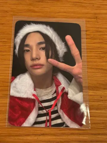 StrayKids HOP 합 POPUP 산타 트레이딩 카드 현진
