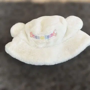 디즈니 팬캡 귀 달린 화이트 캡