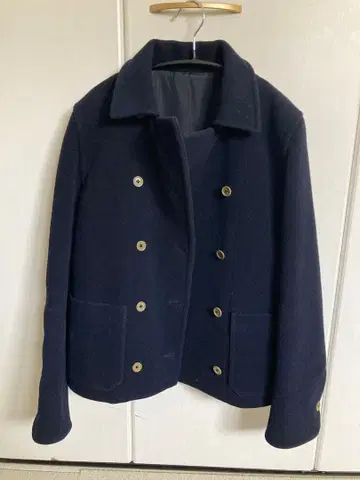 Margaret Howell 구택 네이비 울 피코트