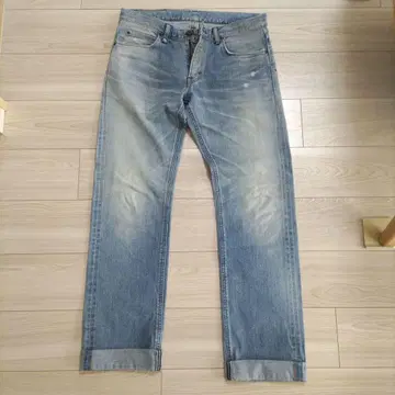 Lee 라이트 블루 스트레이트 청바지