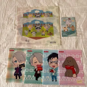 유리! on ICE 클리어 파일 산리오 MOW & LOTTE 덤 포함