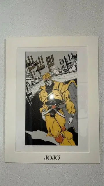 아라키 히로히코 원화전 죠죠의 기묘한 모험 3부 DIO 프레임 아트 세트