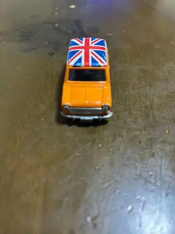 BMC MINI COOPER 오렌지 컬러 유니언 잭