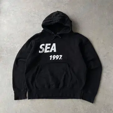 WIND AND SEA x 1997 Youth Loser 후드티 블랙