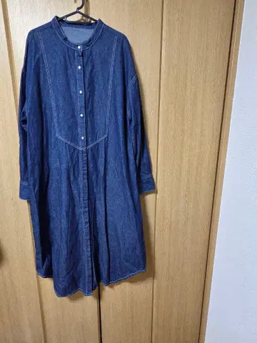 이자카야 매니아 스토어 데님 셔츠 원피스