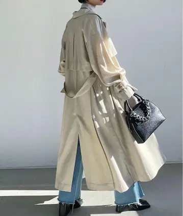 텐셀 트렌치코트 새상품급