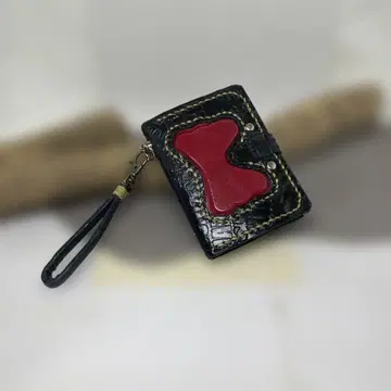 유니크 디자인 가죽 미니 지갑