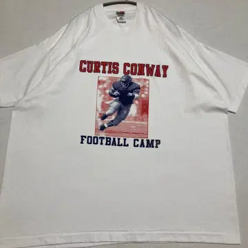 90s 프룻 오브 더 룸 CURTIS CONWAY 프린트 T셔츠