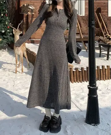 메종 드 테레즈/쭈리 니트 원피스