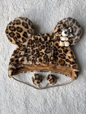 레오파드 무늬 미니 마우스 미니 팬캡