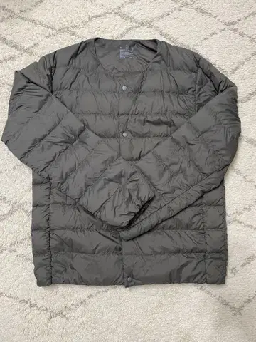 [ 무인양품 ] 신사 경량 다운 노카라 자켓