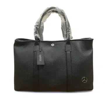 [ 미사용 ] 바니스뉴욕 벤츠 가죽 토트백 블랙