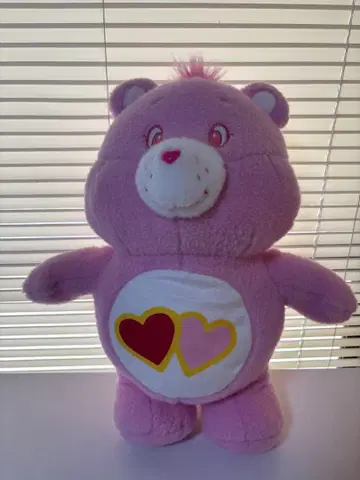 케어베어 핑크 봉제 인형