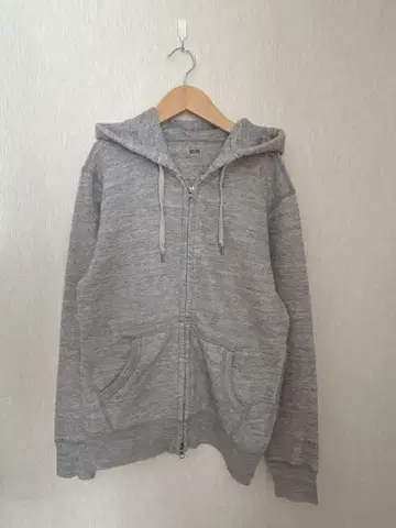 유니클로 더블 지퍼 후드티