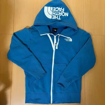 THE NORTH FACE 밴프 블루 S 풀 집업 후드티