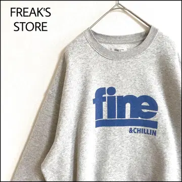 FREAK'S STORE 맨투맨 그레이 오버 사이즈