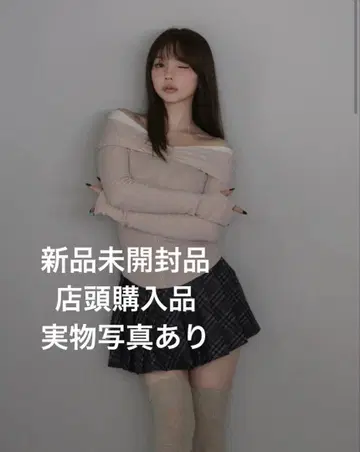 andmary Shannon tulle knit tops pink