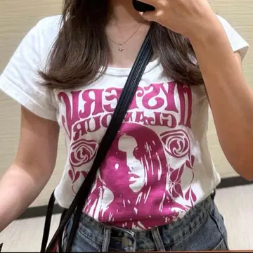 HYSTERIC GLAMOUR 프린트 T셔츠