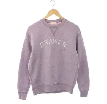 DRAWER 핑크 그레이 맨투맨 1