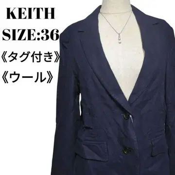 KEITH BALLI 새상품급 테일러드 자켓 네이비 36 울