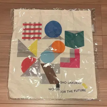 아라시 사쿠라이 쇼 [미래로의 말 전시회] 토트백