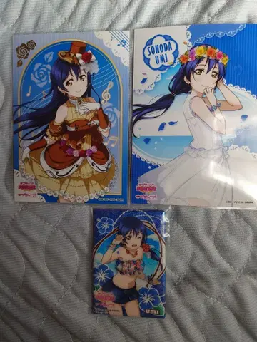 소노다 우미 러브 라이브! 스쿨 아이돌 페스티벌 브로마이드 & 캔뱃지