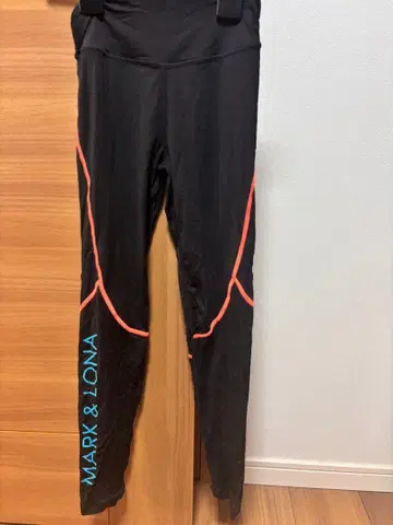 MARK & LONA 여성용 레깅스 S 블랙/오렌지