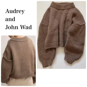 오드리 앤 존 와드 볼륨 니트 브라운 갈색