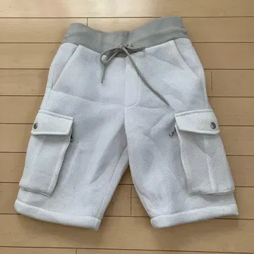 11.4 뱅퀴시 메쉬 숏팬츠 화이트 S