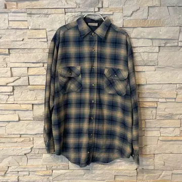 90s 옴브레 체크 셔츠 NORTHWEST TERRITORY