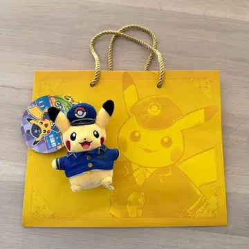 새상품 미사용 역장 피카츄 키링 도쿄역 한정판