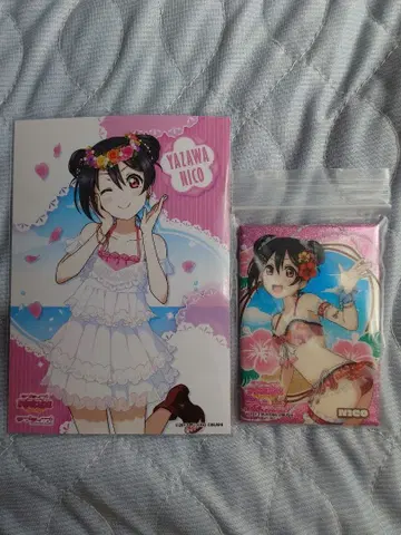 야자와 니코 러브 라이브! 스쿨 아이돌 페스티벌 브로마이드 & 캔뱃지