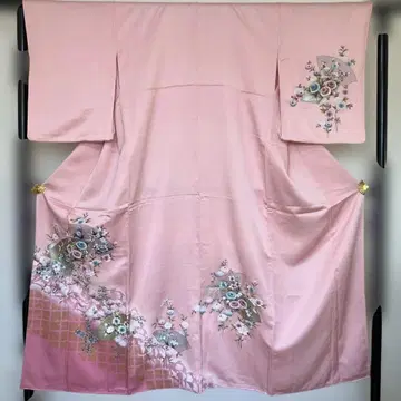 호몬기 핑크 꽃무늬