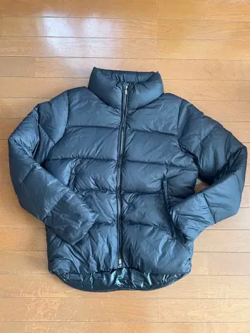 블랙 다운 자켓 스탠드 카라