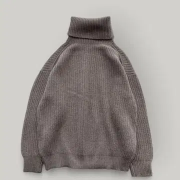 Theory luxe 캐시미어 혼방 터틀넥 니트 브라운 size 38