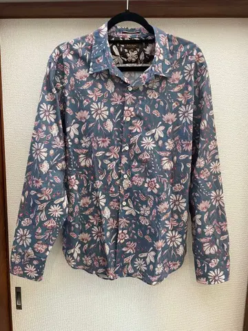 폴스미스 꽃무늬 긴팔 셔츠 XL