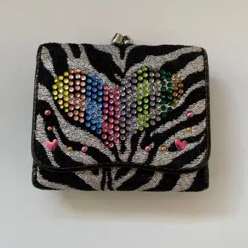 ThinkBee! 제브라 패턴 3단 폴더형 지갑