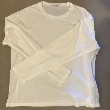 유나이티드 애로우즈 코튼 루즈 롱 슬리브 T셔츠