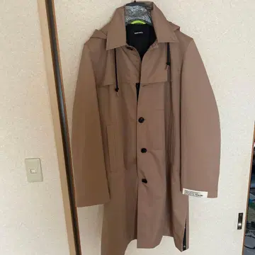 베이지 코튼 트렌치코트 L 사이즈