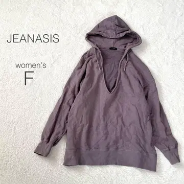 [ 지나시스 ] 후드티 맨투맨 긴팔 V넥 면 혼방 캐주얼 페미닌