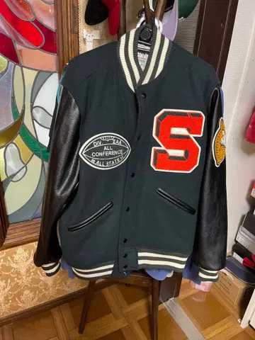 ST. MICHAEL WILDCATS 바시티 자켓