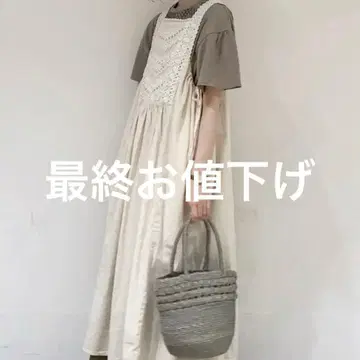 사만사 모스모스 슬리브리스 레이스 원피스 (아이보리)