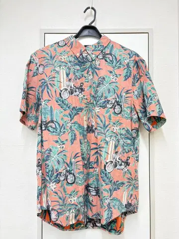 [ 미사용 택 포함 ] Harley-Davidson 반팔 셔츠 꽃무늬