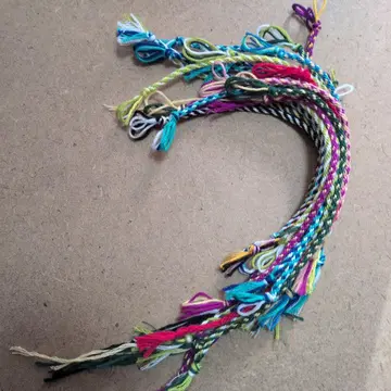 핸드메이드 조립 끈 팔찌 묶음 판매