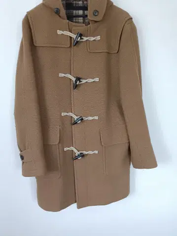 유니클로 더플 코트 브라운 캐러멜 L