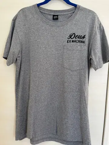 Deus Ex Machina 그레이 포켓 티셔츠